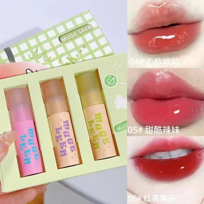 Muge Leen Moisturizing Gloss Set (3 pcs)